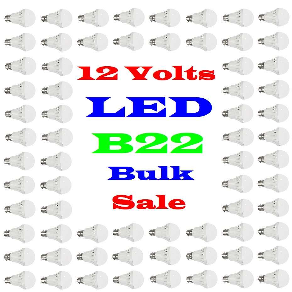 Light Bulbs BULK SALE 50x LED Light Bulbs 7W LED 12V B22. Can Be